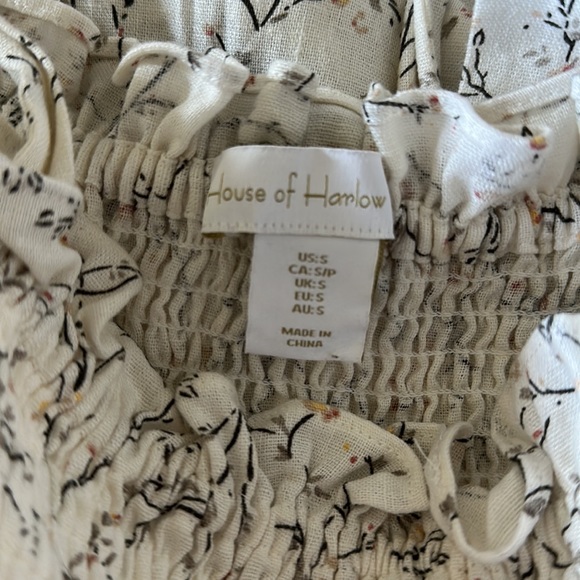 House of Harlow floral midi maxi dress - linen blend - Picture 4 of 4